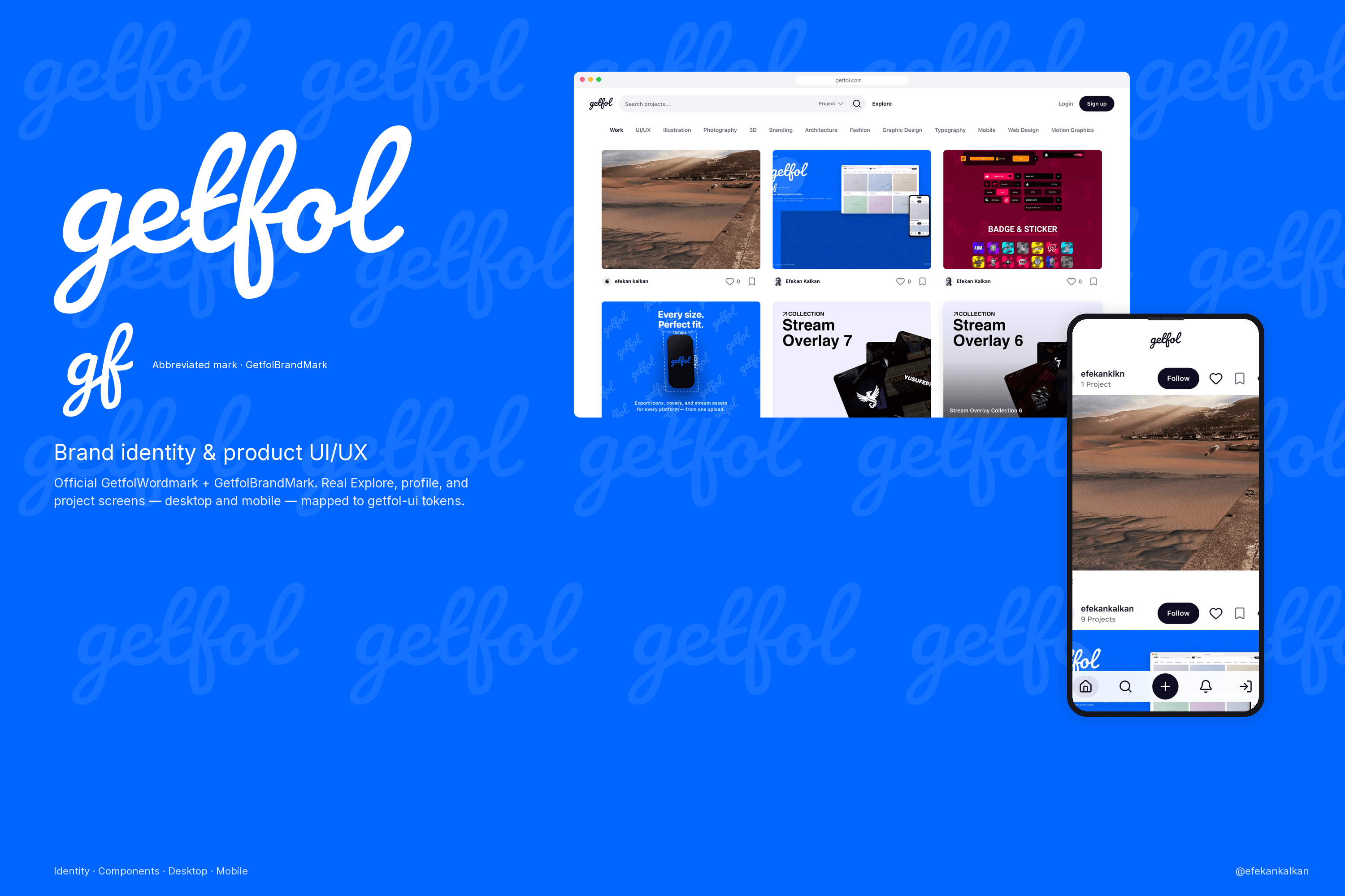 getfol — Brand Identity & Product UI/UX
